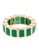 Ring 14K 8.51ctw Emerald Eternity Band Ring