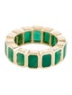 Ring 14K 8.51ctw Emerald Eternity Band Ring