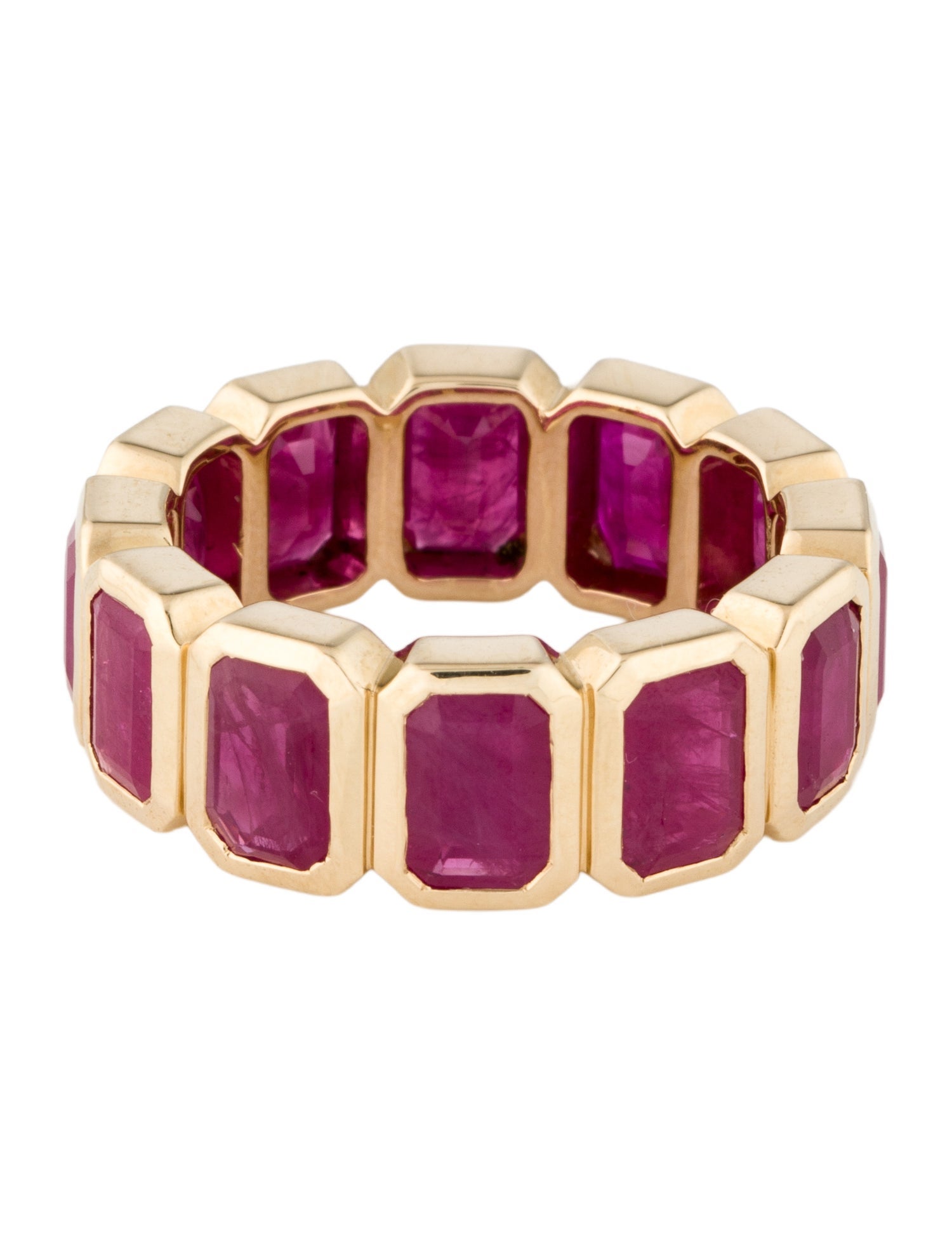 Ring 14K 5.40ctw Ruby Eternity Band