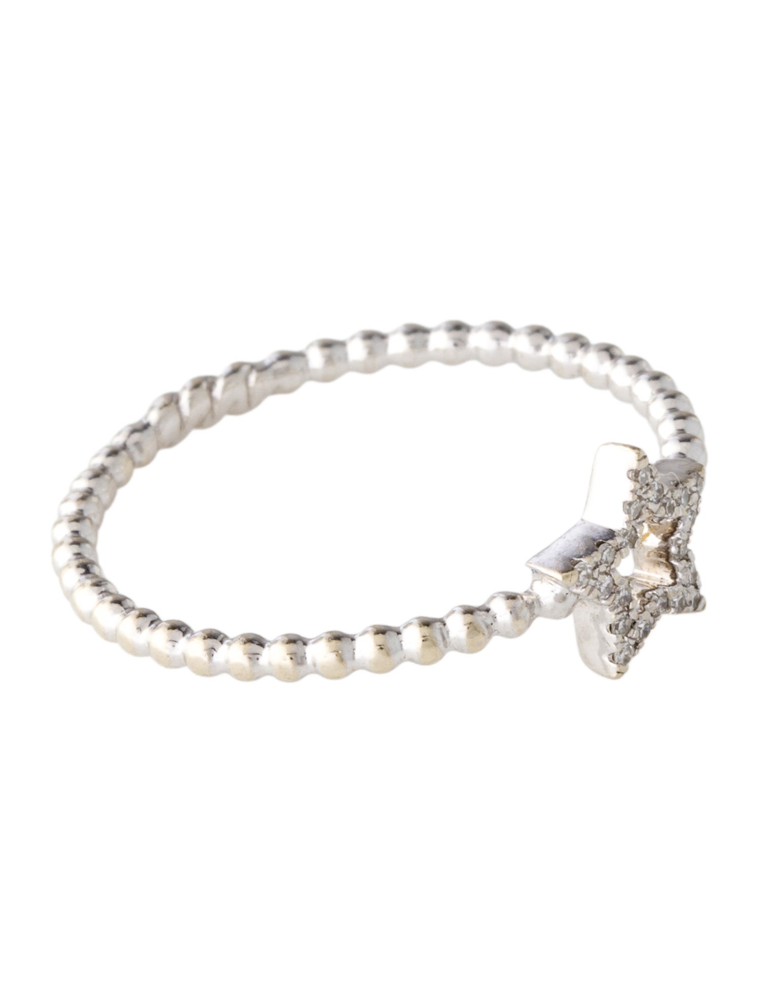 Ring 14K Diamond Star Cocktail Ring