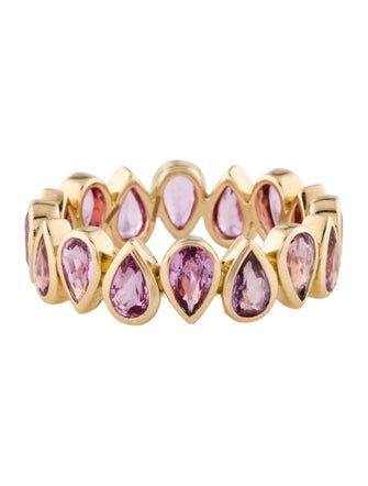 Ring 14K 3.31ctw Sapphire Eternity Bracelet