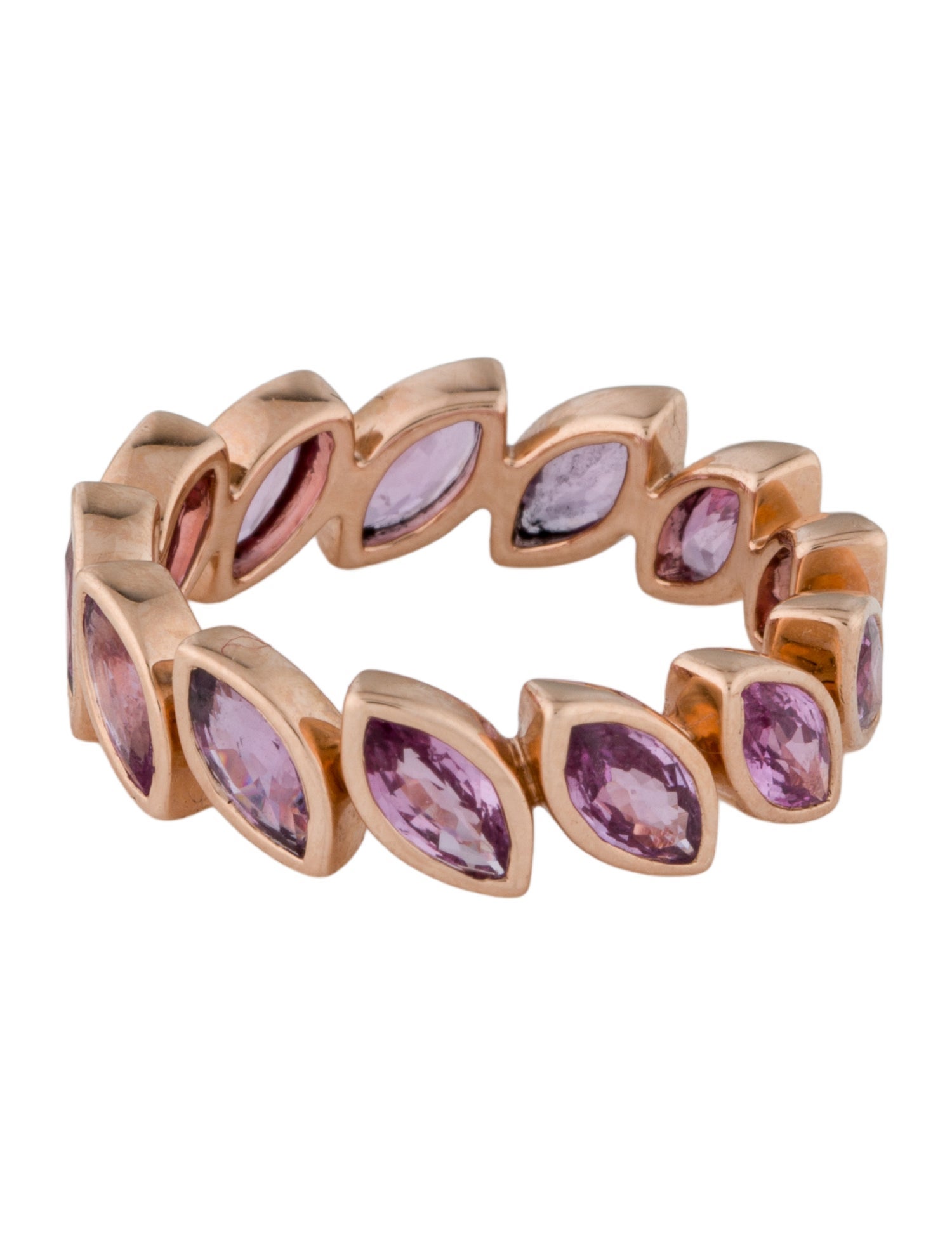 Ring 14K 3.92ctw Sapphire Eternity Band