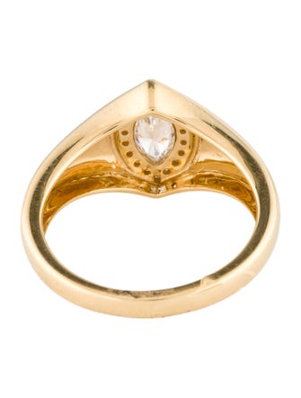 Ring 18K Diamond Signet Ring