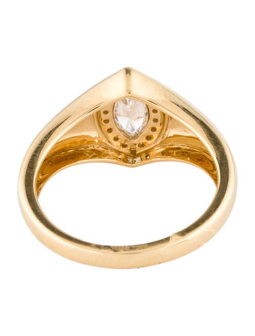 Ring 18K Diamond Signet Ring