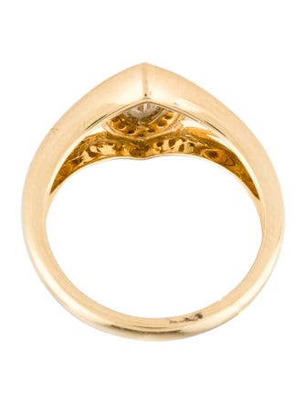 Ring 18K Diamond Signet Ring