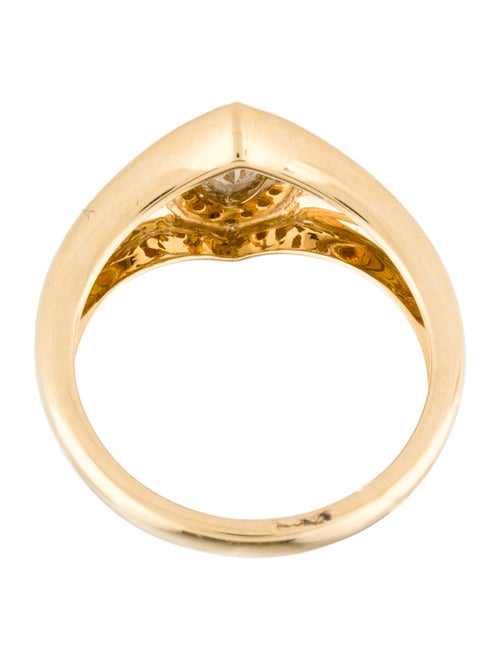 Ring 18K Diamond Signet Ring