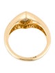 Ring 18K Diamond Signet Ring