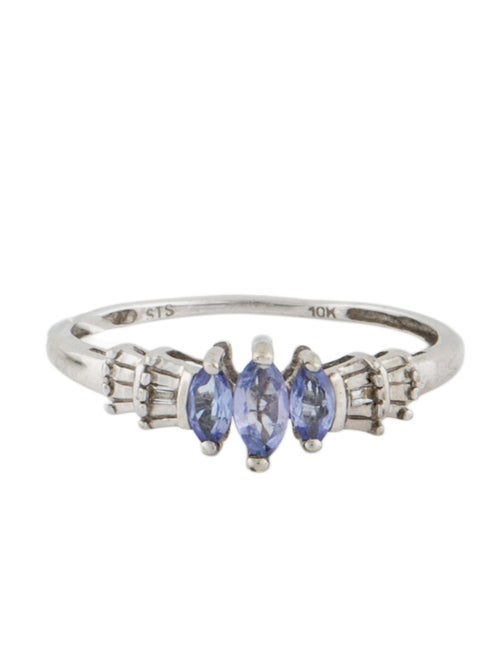 Ring 10K Tanzanite Cocktail Ring