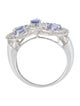 Ring 10K 1.40ctw Tanzanite & Diamond Heart Cocktail Ring