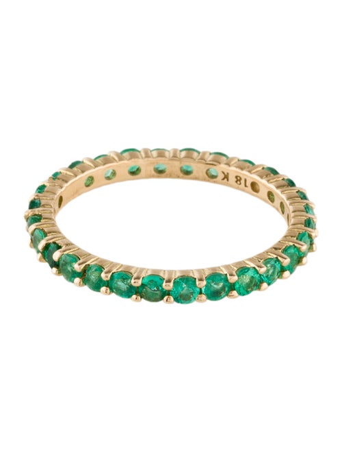 Ring 18K Emerald Eternity Ring
