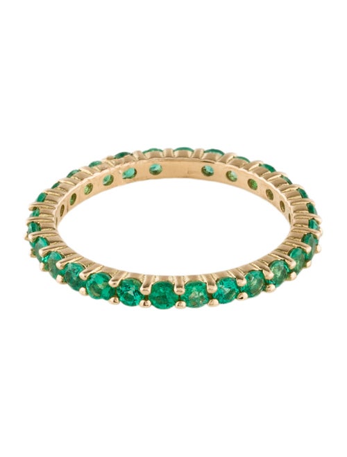 Ring 18K Emerald Eternity Ring