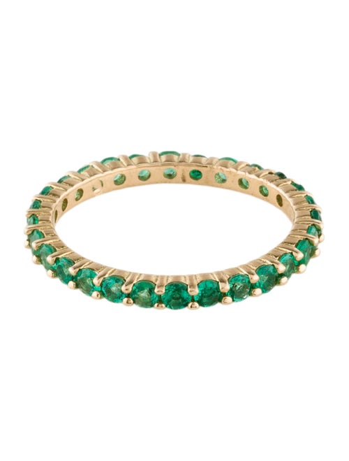 Ring 18K Emerald Eternity Ring