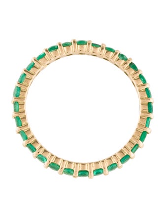 Ring 18K Emerald Eternity Ring