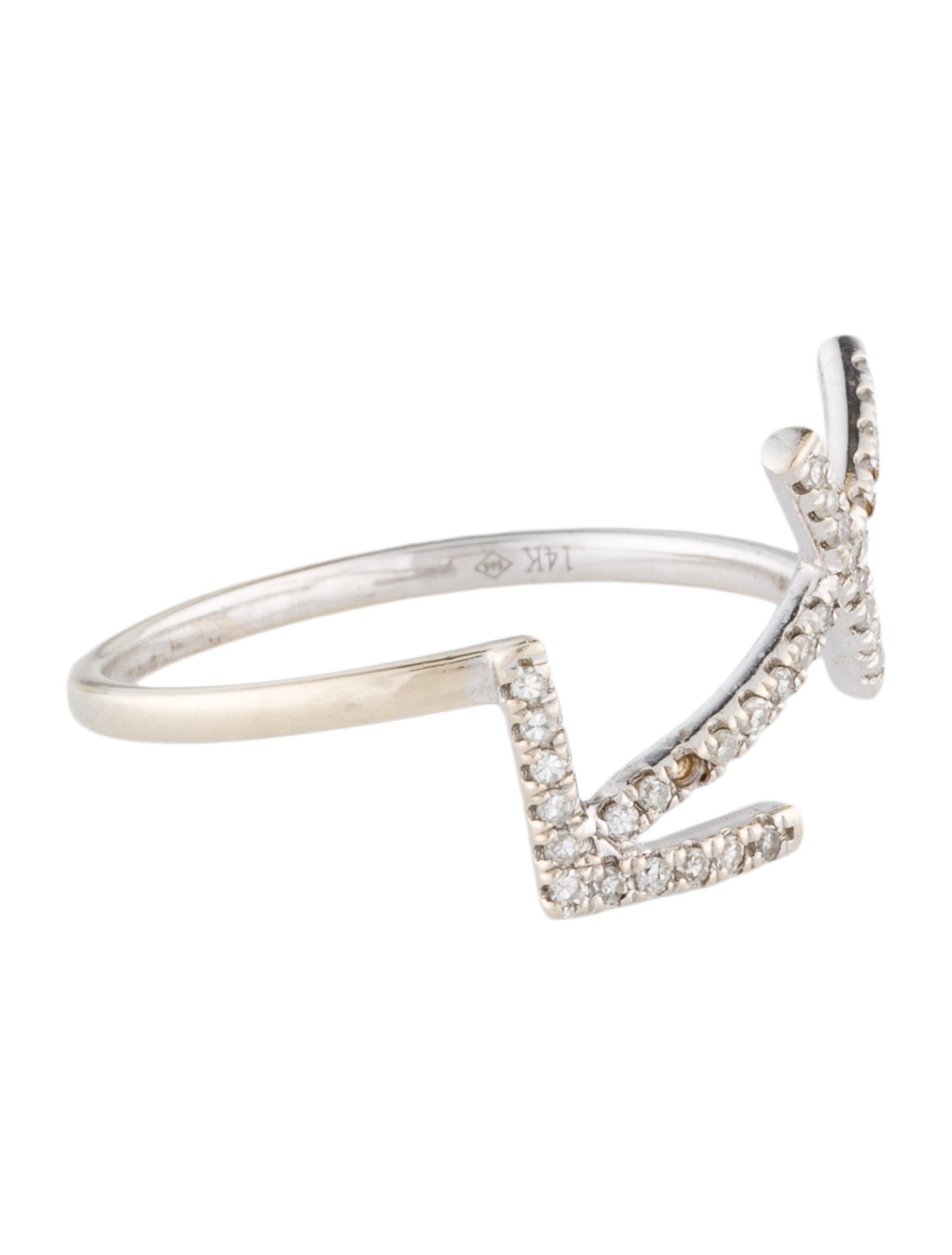 Ring 14K Diamond Sagittarius Cocktail Ring