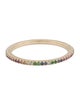 Ring 14K Sapphire, Tsavorite & Ruby Rainbow Eternity Ring