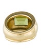 Ring 18K 4.80ct Peridot Band Ring