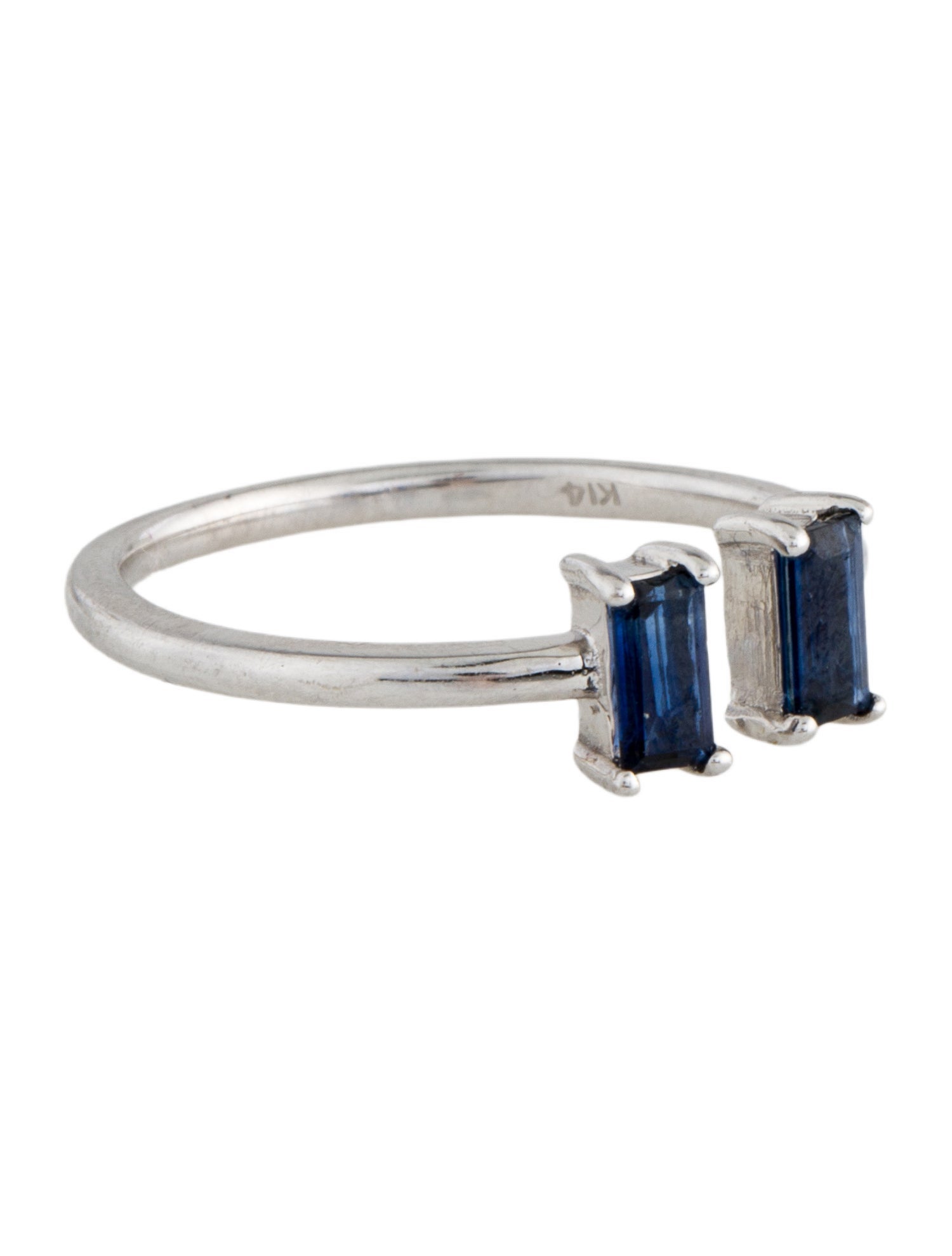 Ring 14K Sapphire Cocktail