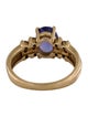 Ring 14K Tanzanite & Diamond Cocktail Ring