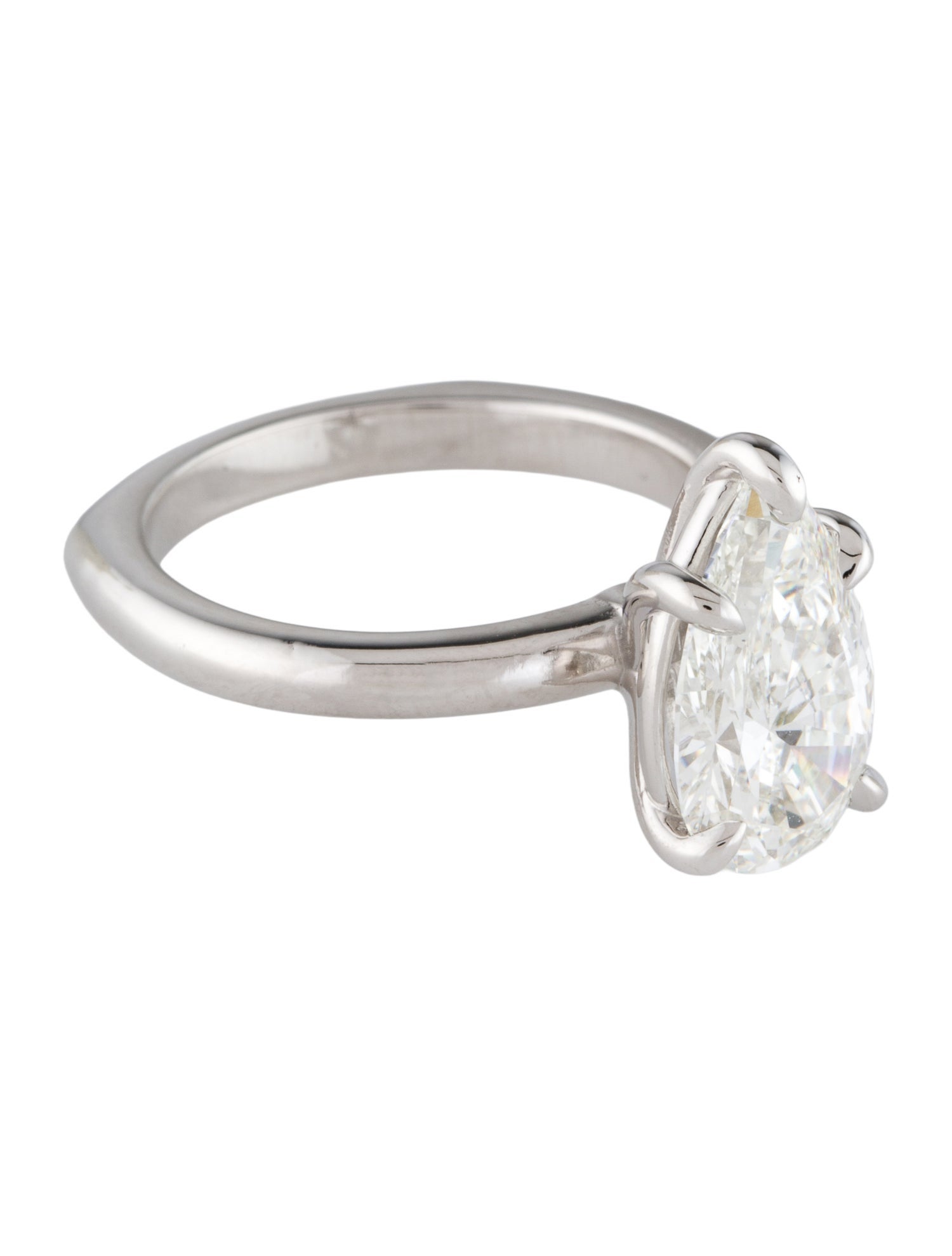 Ring 14K 3.00ct Lab-grown Diamond Solitaire Engagement Ring