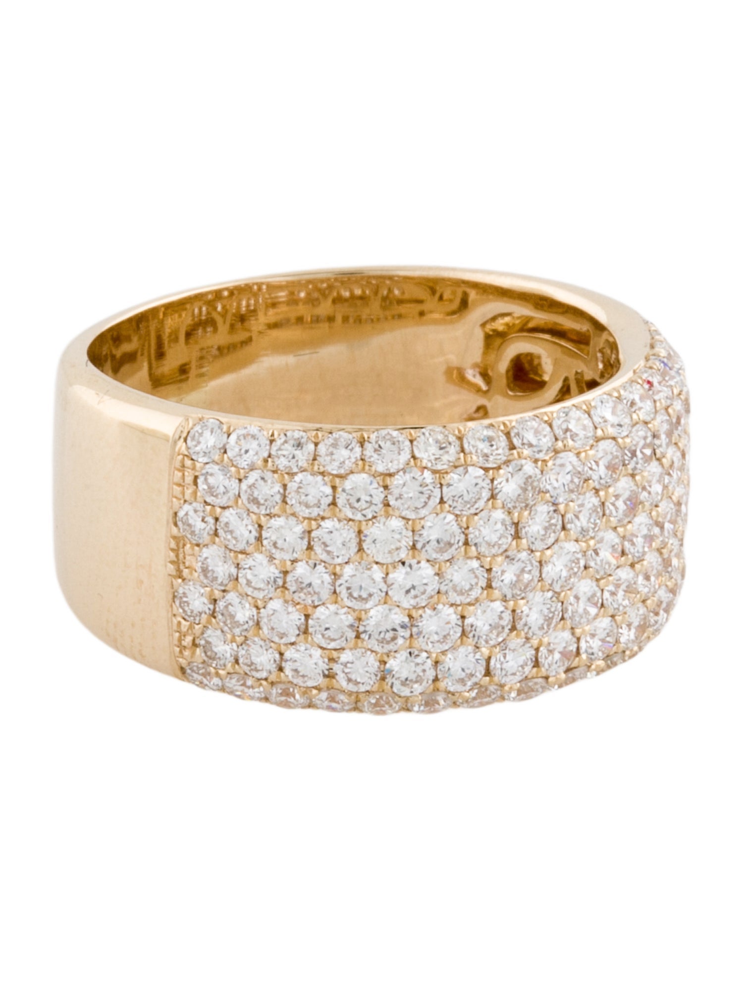 Ring 14K 1.78ctw Diamond Pavé Band