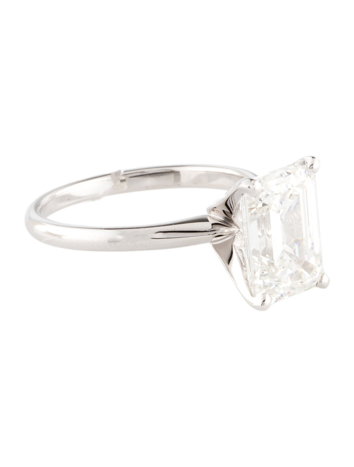 Ring 14K 4.09ct Lab-Grown Diamond Engagement Ring