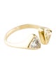 Ring 18K 2.02ctw Diamond Open Triangular Cocktail Ring