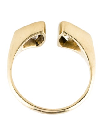 Ring 18K 2.02ctw Diamond Open Triangular Cocktail Ring