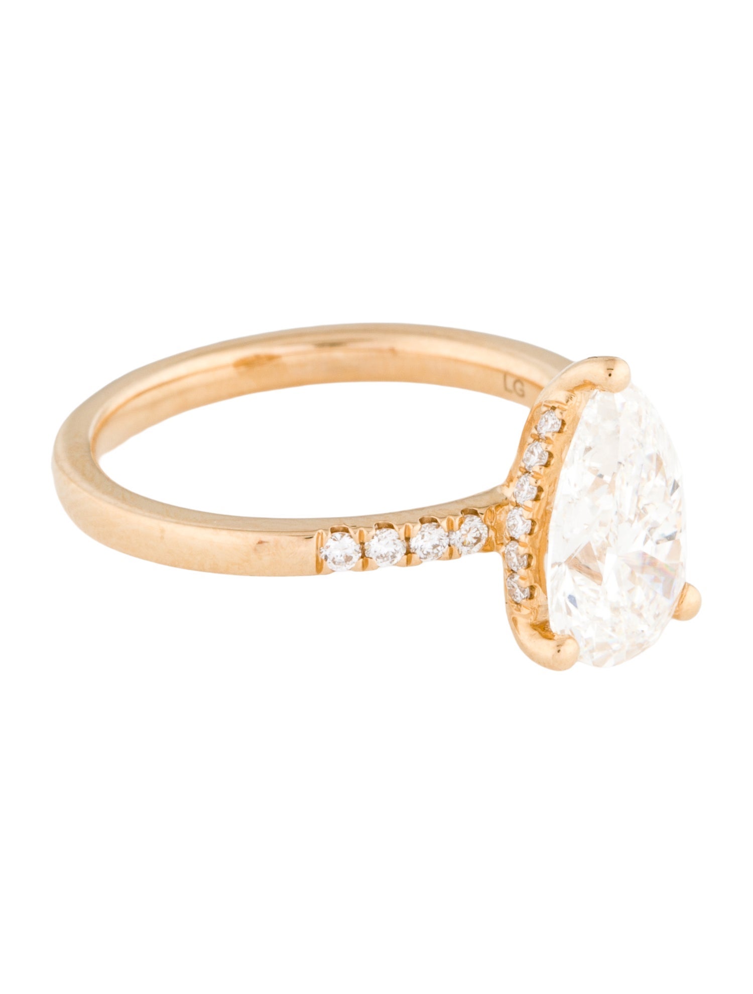 Ring 2.14ct Lab-Grown Diamond Engagement