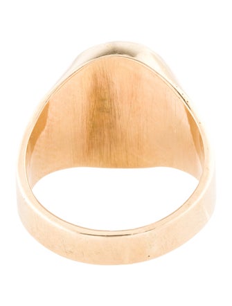 Ring 14K Turquoise Signet Ring