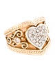 Ring 14K Diamond Signet Ring