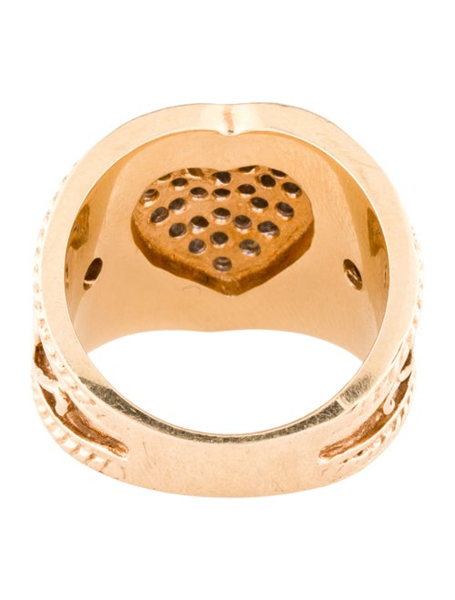 Ring 14K Diamond Signet Ring