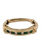 Ring 14K Emerald & Diamond Band