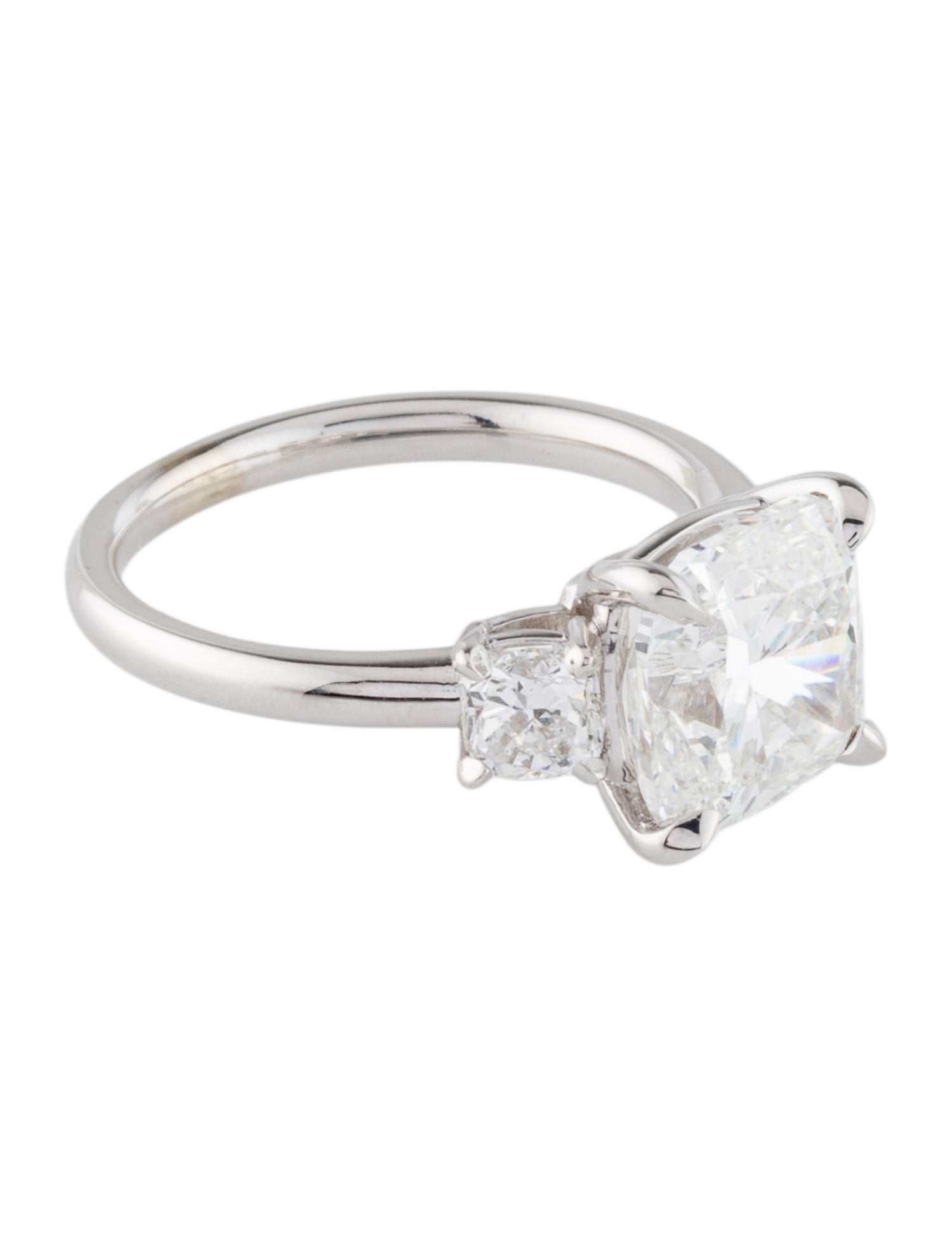 Ring 4.04ctw Lab-Grown Diamond Engagement Ring