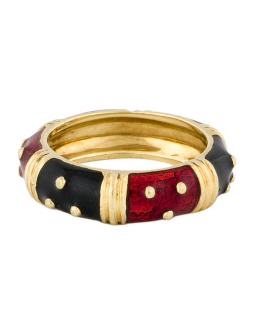Ring 18K Enamel Band