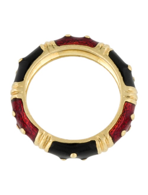 Ring 18K Enamel Band