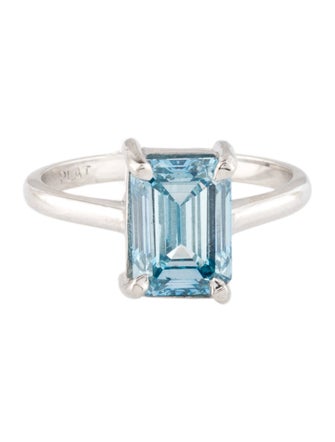 Ring Platinum 2.71ct Lab-Grown Diamond Ring