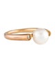Ring 18K Pearl & Diamond Cocktail Ring