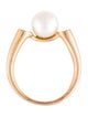 Ring 18K Pearl & Diamond Cocktail Ring
