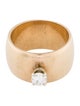 Ring 14K Diamond Wide Band