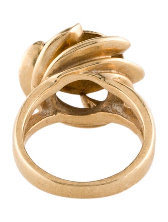 Ring 14K Coin Ccoktail Ring