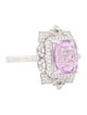 Ring 14K Kunzite & Diamond Cocktail Ring