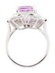 Ring 14K Kunzite & Diamond Cocktail Ring