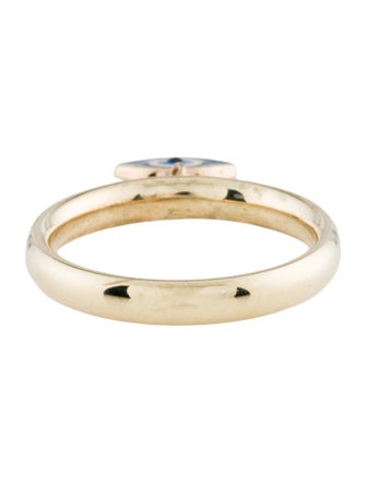 Ring 14K Evil Eye Charm Band