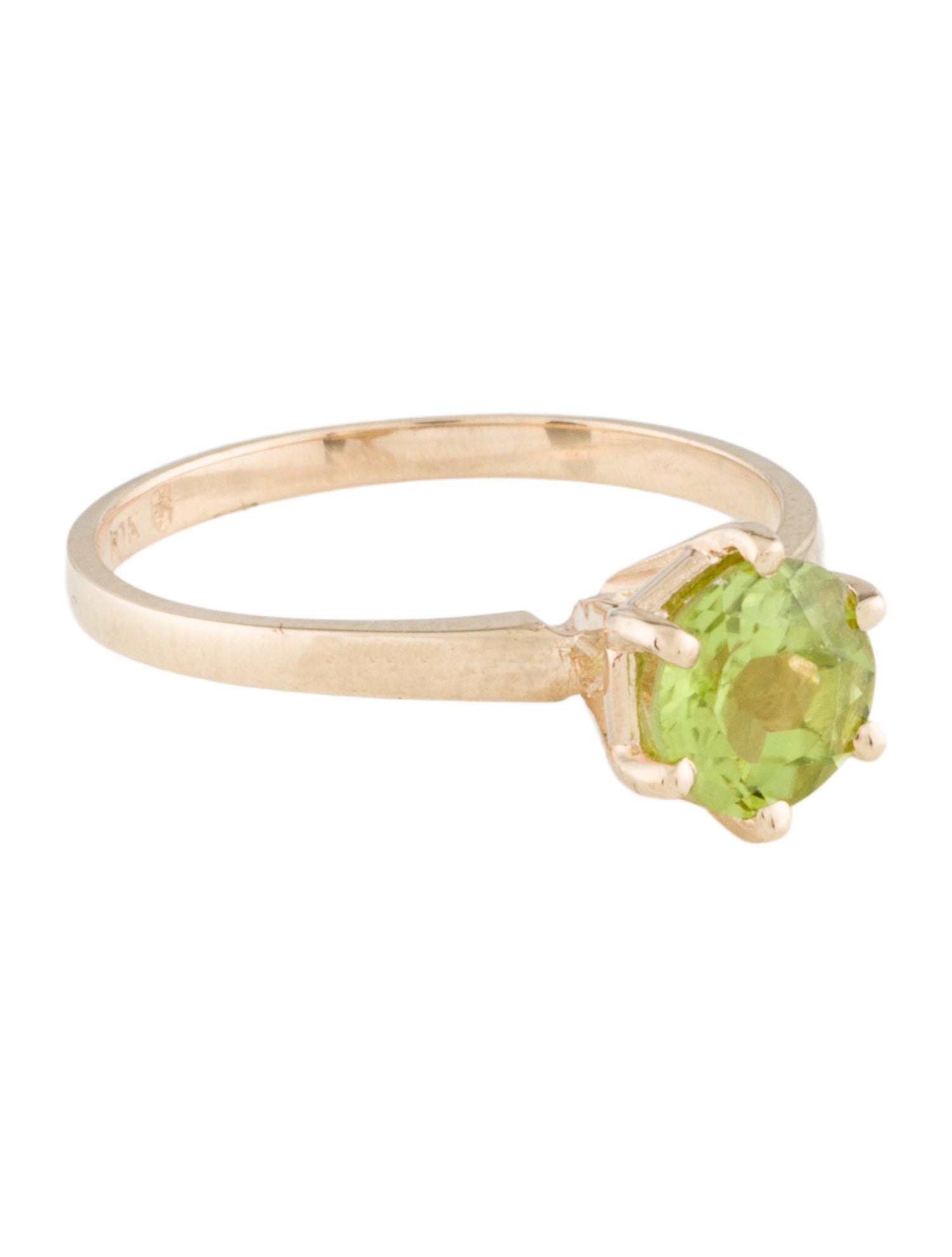 Ring 10K Peridot Cocktail
