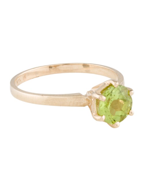 Ring 10K Peridot Cocktail Ring
