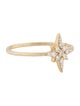 Ring 18K Diamond Star Cocktail Pinky
