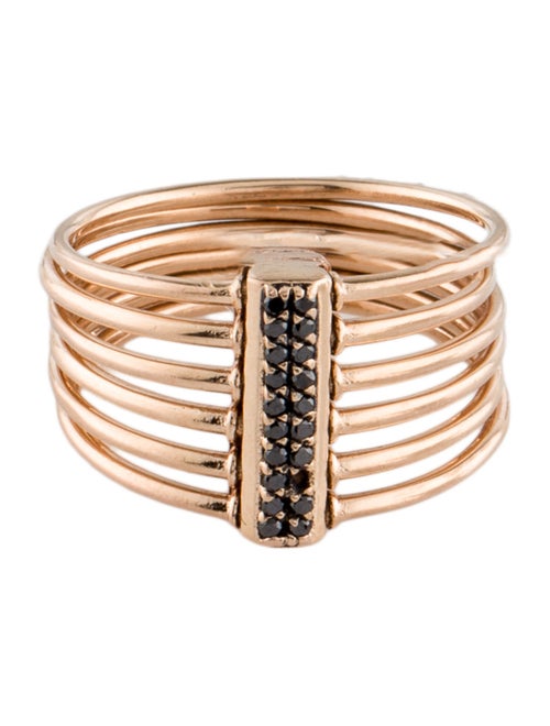 Ring 14K Diamond Double Sided Ring