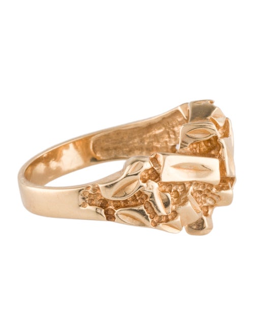 Ring 14K Organic Motif Cocktail Ring