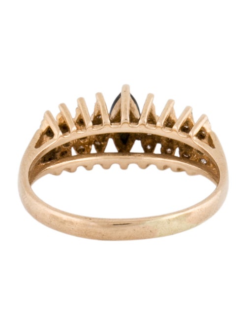 Ring 14K Sapphire & Diamond Ring