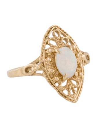 Ring 14K Opal Cocktail Ring